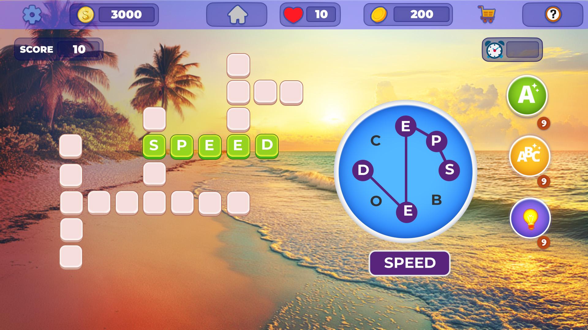 Word Puzzle Interface