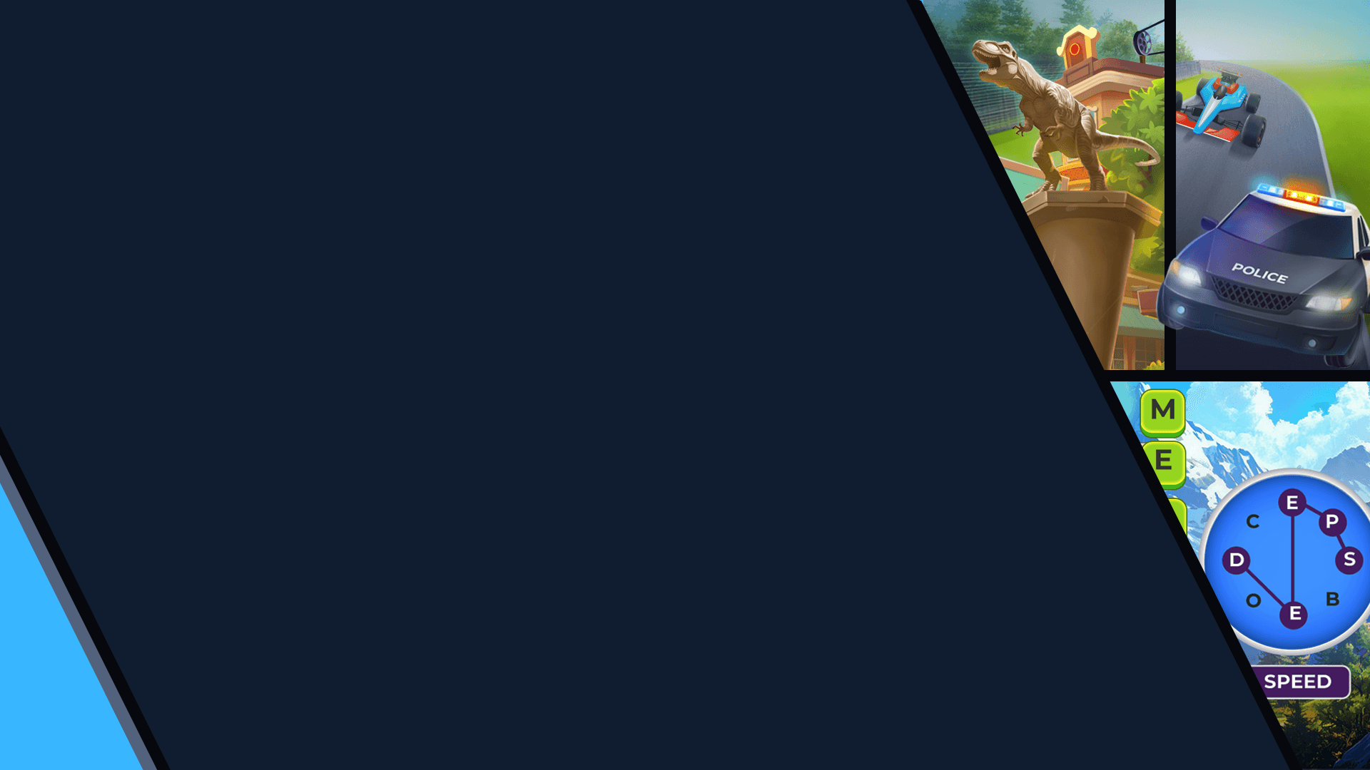 Game collage background